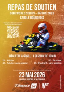 Affiche repas de soutien Carole